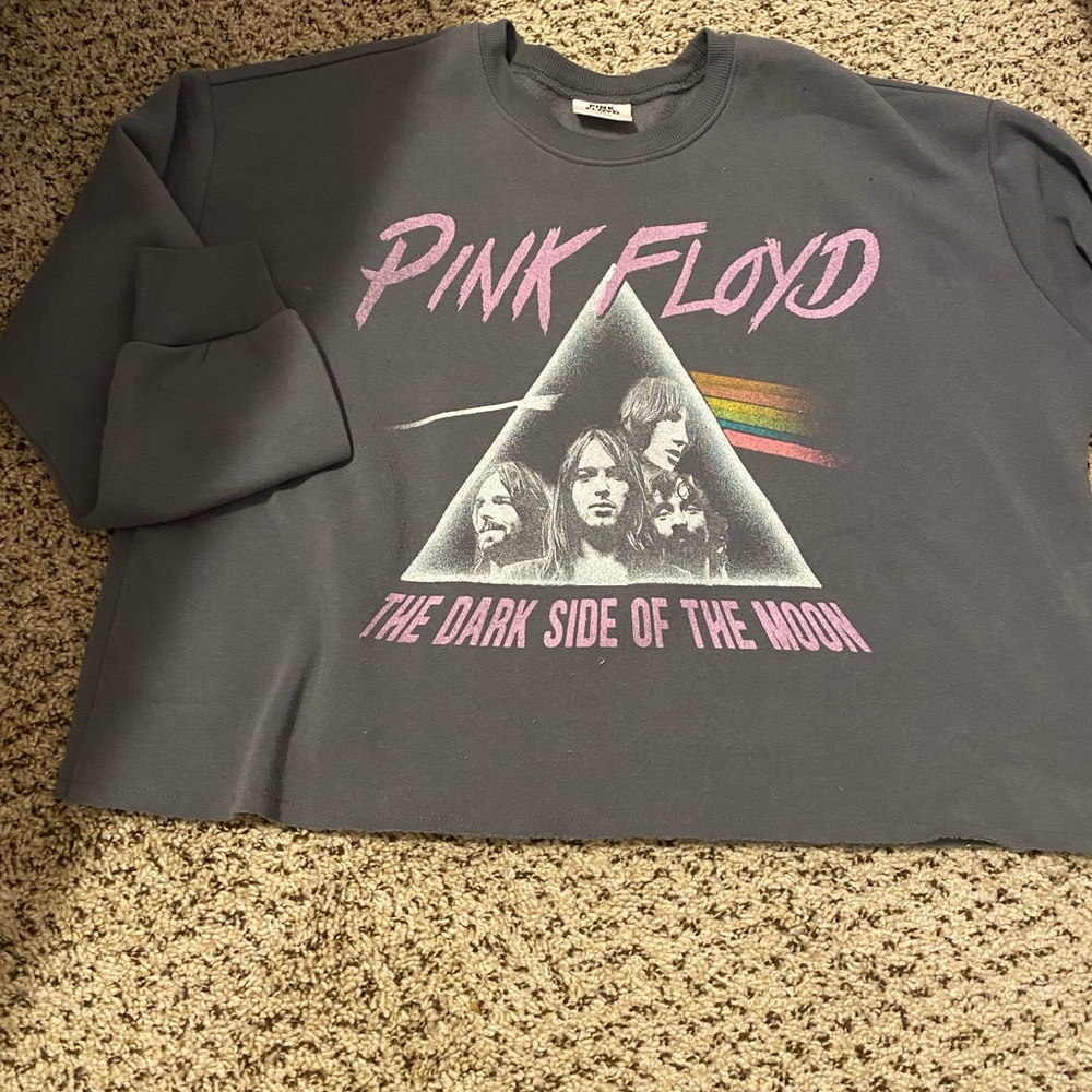 Pink Floyd cropped sweatshirt